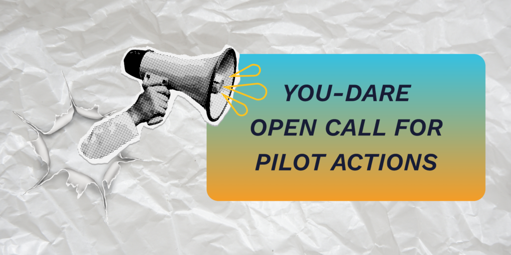 YOU-DARE pilot action call banner